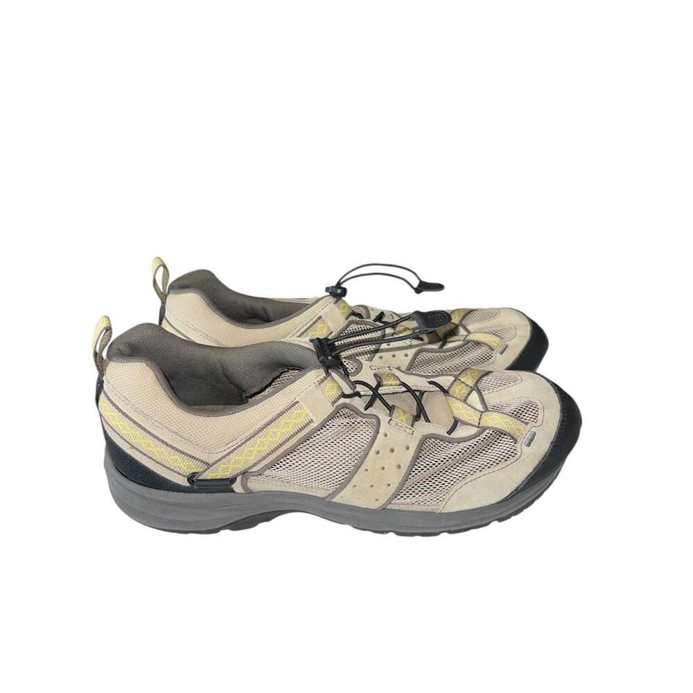 Lands' End Beige Mesh Hiking Shoes Trail Water Outdoor Gorpcore Men's 10.5D